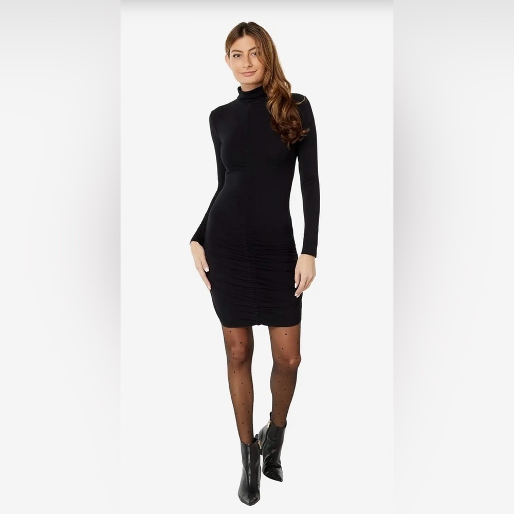 Bobi Los Angeles | Shirred Turtleneck Dress | NWT!